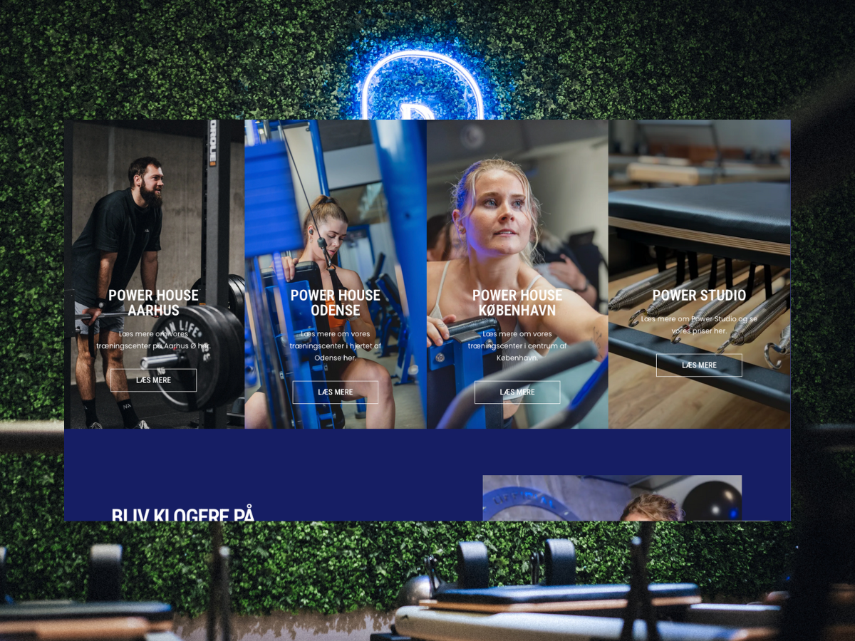 Power House Danmark, forside, 2