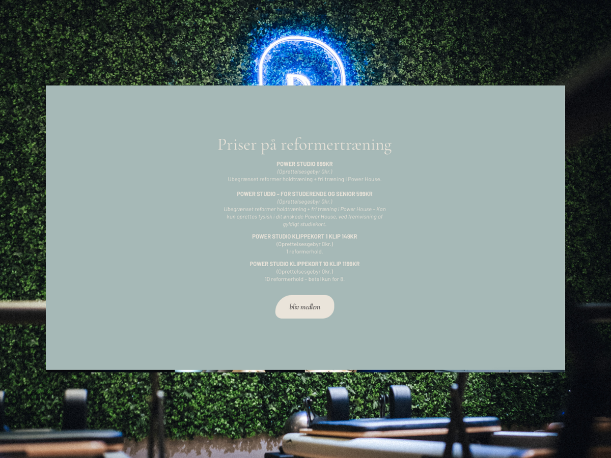 Power Studio Danmark, forside